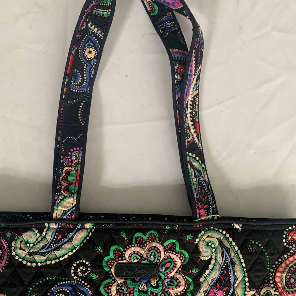 Pre Owned Women's Vera Bradley Kiev Paisley Tote Bag Stylish Practical Fashion - Picture 3 of 16